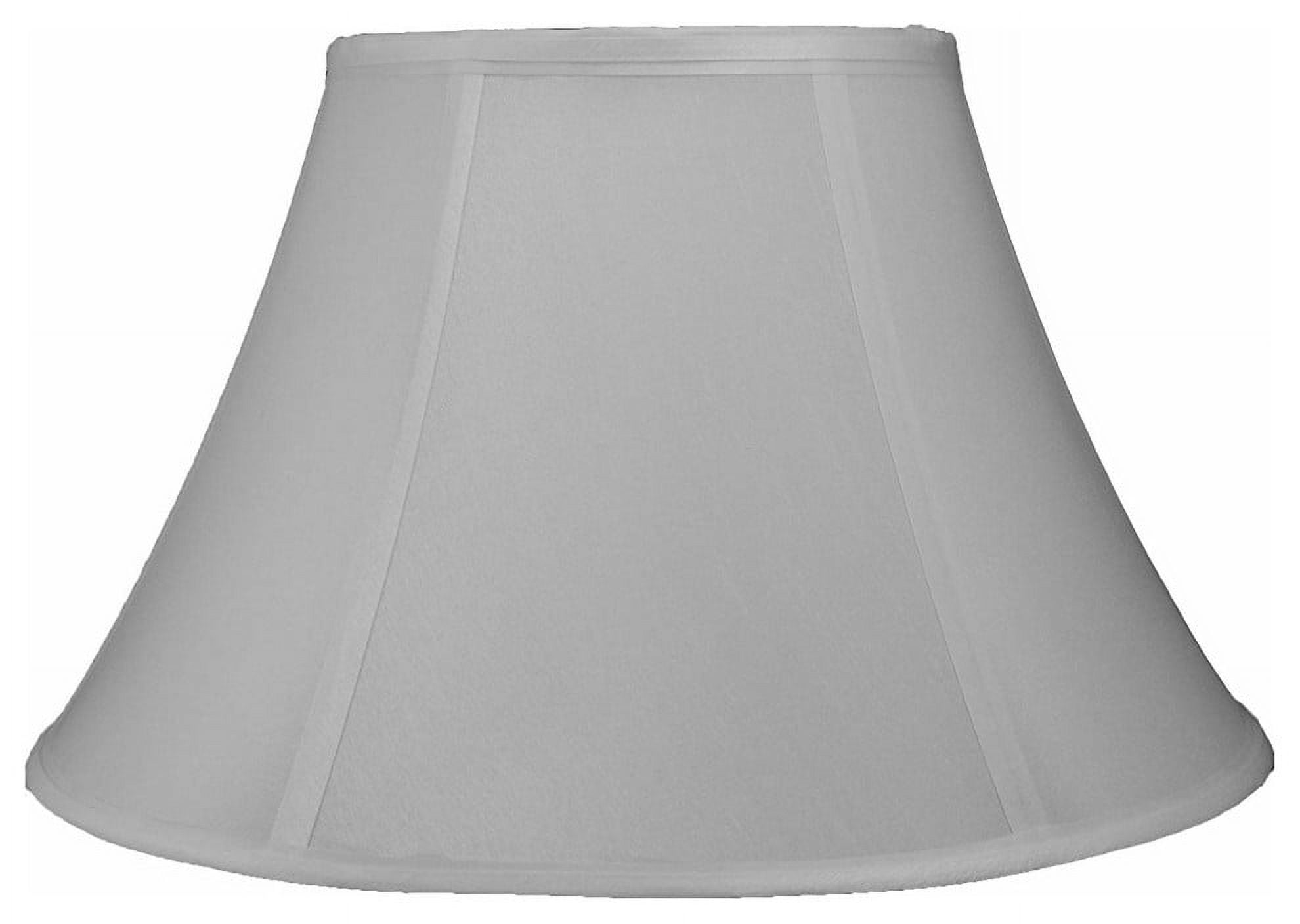 Urbanest Faux Silk Bell Lamp Shade, 8x16x10", Off White