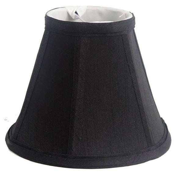 Urbanest Faux Silk Empire Chandelier Lamp Shade, 3x6x5", Black