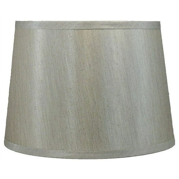 Urbanest French Drum Faux Silk Lamp Shade, 10x12x8.5", Champagne