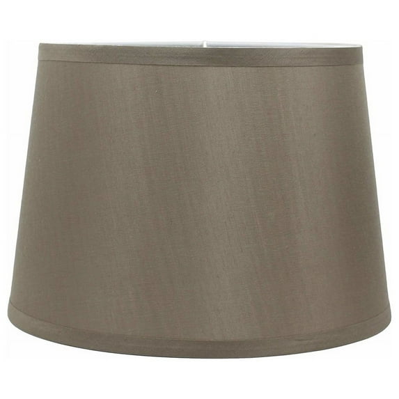 Urbanest French Drum Lamp Shade, 12x14x10", Taupe