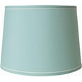 thumbnail image 1 of Urbanest French Drum with White Trim 12x14x10" Lampshade, Teal, 1 of 3