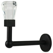 Urbanest Decorative Curtain Holdbacks for Drapes and Curtains, Classic Metal Drapery Tiebacks, Window Curtain Holdback Hooks, 1 Piece, Black