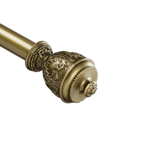 Urbanest Grecian Urn Single Curtain Rod and Hardware Set