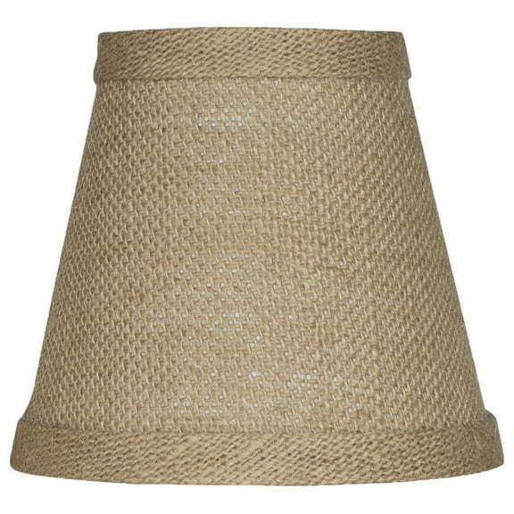 Urbanest Hardback Burlap Chandelier Lamp Shade, 3x5x4.5", Set of 9
