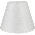 thumbnail image 1 of Urbanest Hardback Faux Silk Coolie Lamp Shade – 5" Top x 9" Bottom x 7" Slant Height – Metalic Taupe Coolie Lamp Shade - 1 Piece, 1 of 2