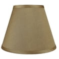 thumbnail image 1 of Urbanest Hardback Faux Silk Coolie Lamp Shade, 5x9x7", Gold, 1 of 5