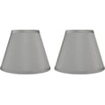 thumbnail image 1 of Urbanest Hardback Faux Silk Coolie Lamp Shade – 5" Top x 9" Bottom x 7" Slant Height – Silver Coolie Lamp Shade – Classic Hardback Lampshade for Table Lamp, Wall Lamp & Accent Lighting - 1 Piece, 1 of 2