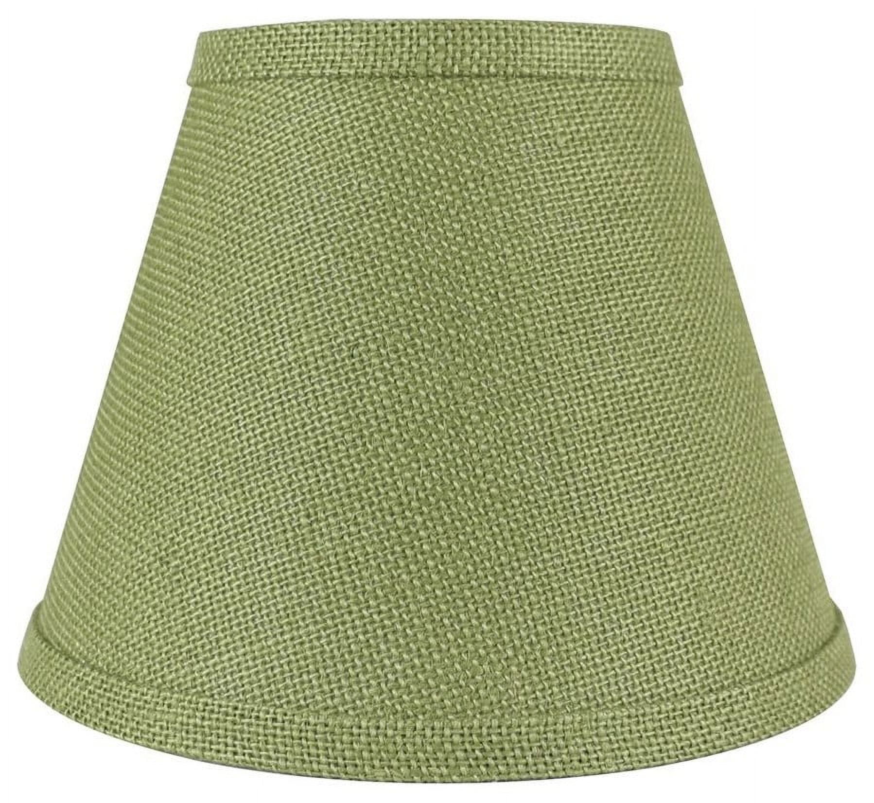 Urbanest Hardback Faux Silk Coolie Lamp Shade, Burlap, 5x9x7", Khaki