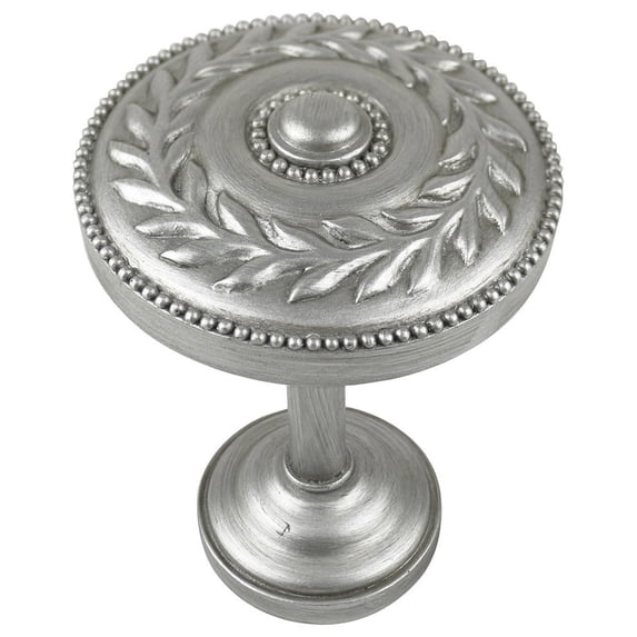 Urbanest Medallion Curtain Holdback – Elegant Drapery Tieback, Farmhouse Drapery Hardware for Stylish Window Treatments, 1 Piece, Antique Silver/Pewter