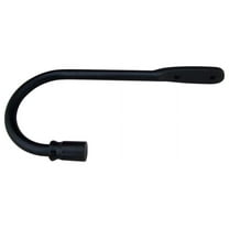 Urbanest Decorative Curtain Holdbacks for Drapes and Curtains, Classic Metal Drapery Tiebacks, Window Curtain Holdback Hooks, 1 Piece, Black