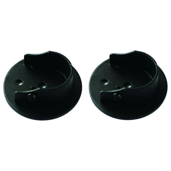 Urbanest Inside Mount Brackets for 5/8" and 3/4" Rods, Black, Set of 2
