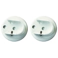 thumbnail image 1 of Urbanest Inside Mount Brackets for 7/8"-1" Rods, Glossy White, Set of 2, 1 of 5