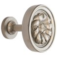 thumbnail image 1 of Urbanest Medallion Curtain Holdback – Elegant Drapery Tieback, Farmhouse Drapery Hardware for Stylish Window Treatments, 1 Piece, English Antique Silver/Pewter, 1 of 1