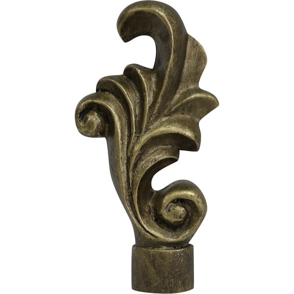 Urbanest Loire Lamp Finial – 3 Inch Tall, Antique Gold– Decorative Lamp Shade Finial for Table & Floor Lamps- 1 Piece