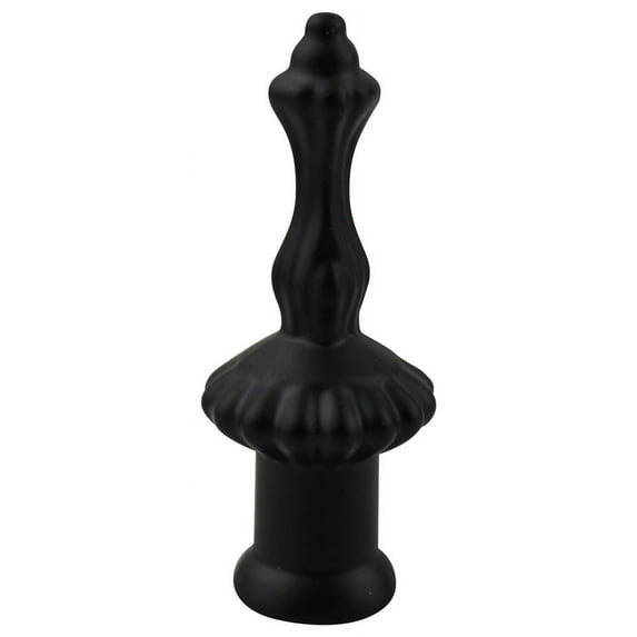 Urbanest Markington Lamp Finial, 2" Tall, Matte Black, Single