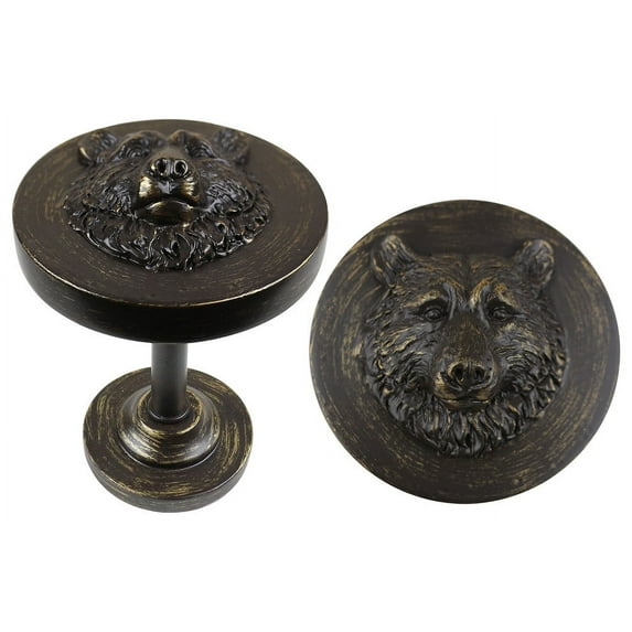 Urbanest Medallion Curtain Holdback – Elegant Drapery Tieback, Farmhouse Drapery Hardware for Stylish Window Treatments, 1 Piece, Bronze