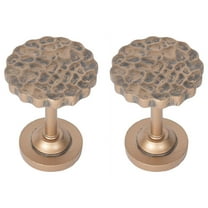 Urbanest Medallion Curtain Holdback – Elegant Drapery Tieback, Farmhouse Drapery Hardware for Stylish Window Treatments, 2 Pieces, Copper