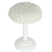 Urbanest Medallion Curtain Holdback – Elegant Drapery Tieback, Farmhouse Drapery Hardware for Stylish Window Treatments, 2 Pieces, Ivory