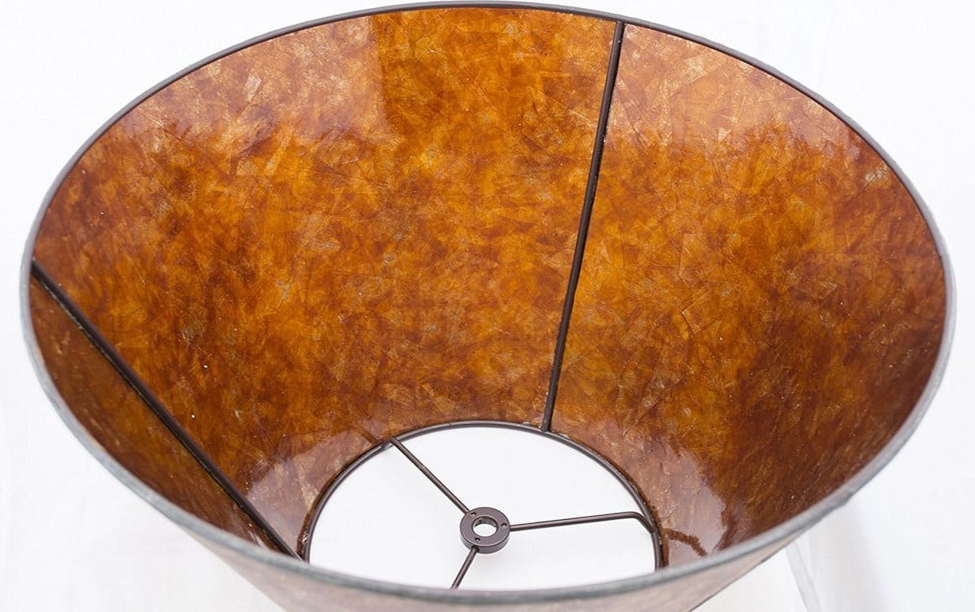 Urbanest Mica Lamp Shade, 6x12x8", Amber