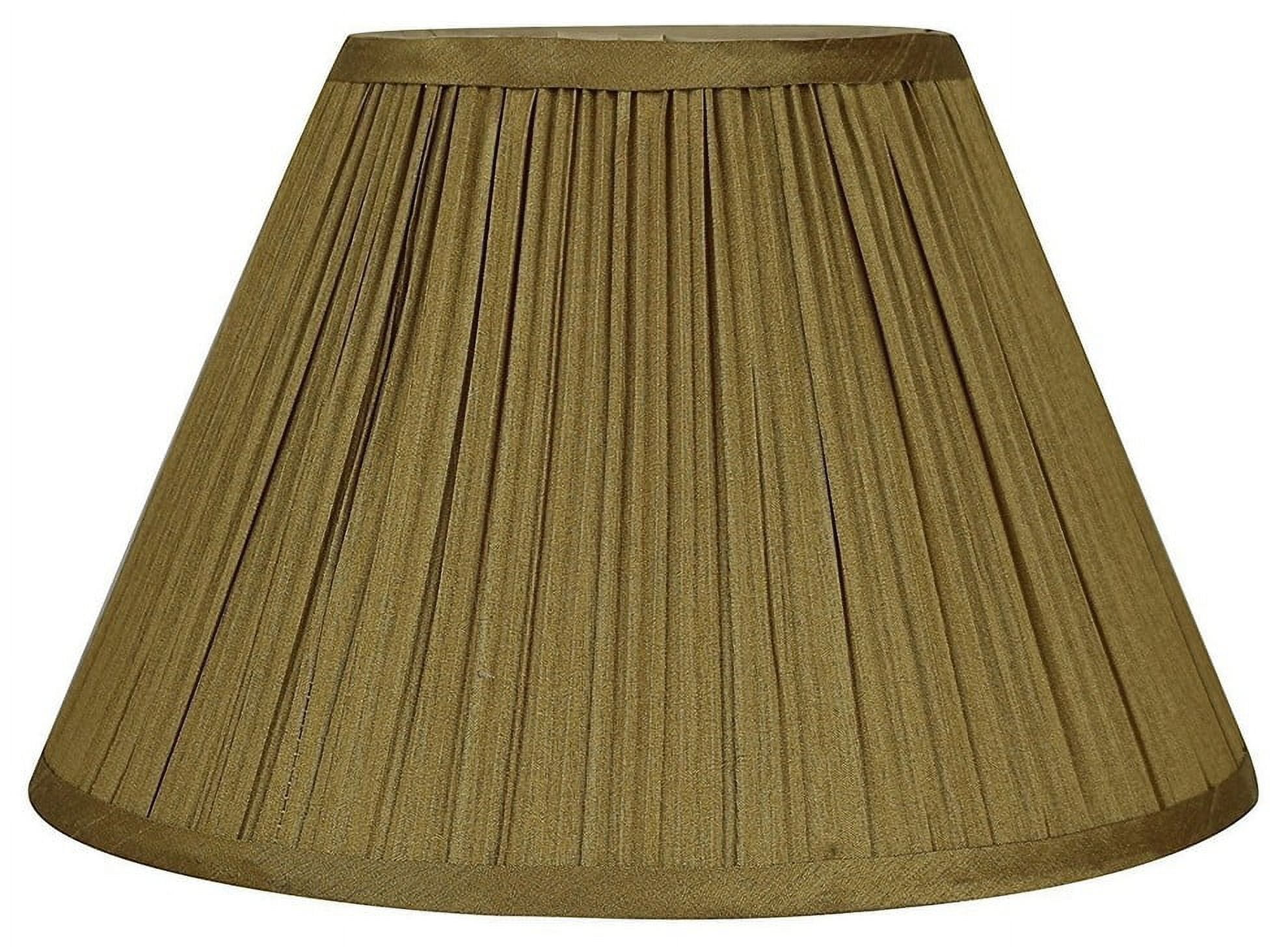 Urbanest Mushroom Pleated Lamp Shade, 6x12x8", Gold