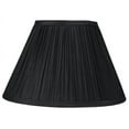 thumbnail image 1 of Urbanest Mushroom Pleated Lamp Shade, 7x14x8.5", Black, 1 of 1