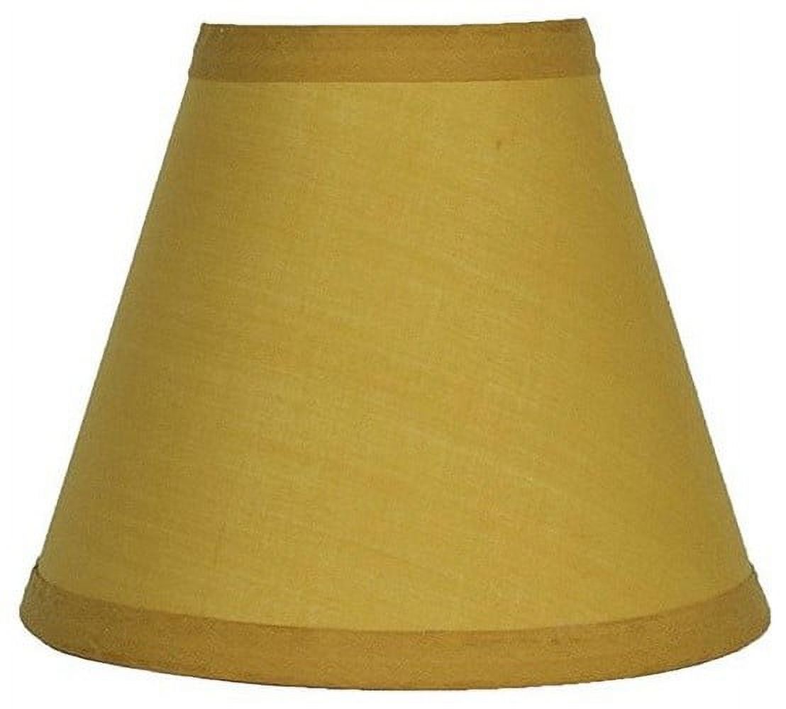 Urbanest Mustard Cotton Chandelier Lamp Shade, 3x6x5"