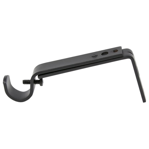 Urbanest Non-Adjustable Bracket 3/4" and 5/8" Rod, Black