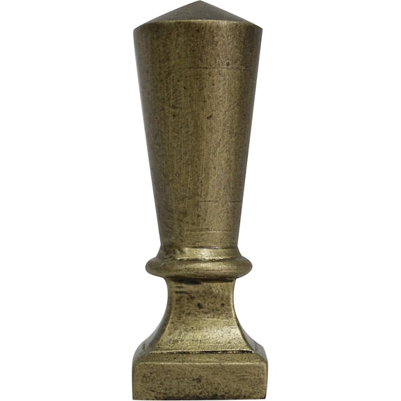 Urbanest Olivet Lamp Finial – 2-1/2 Inch Tall, Antique Gold– Decorative Lamp Shade Finial for Table & Floor Lamps- 1 Piece