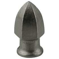 Urbanest Parasol Lamp Finial, 1 5/16" Tall, Brushed Nickel, Single