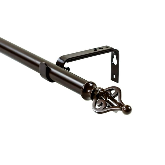 Urbanest Portia Single Curtain Rod and Hardware Set