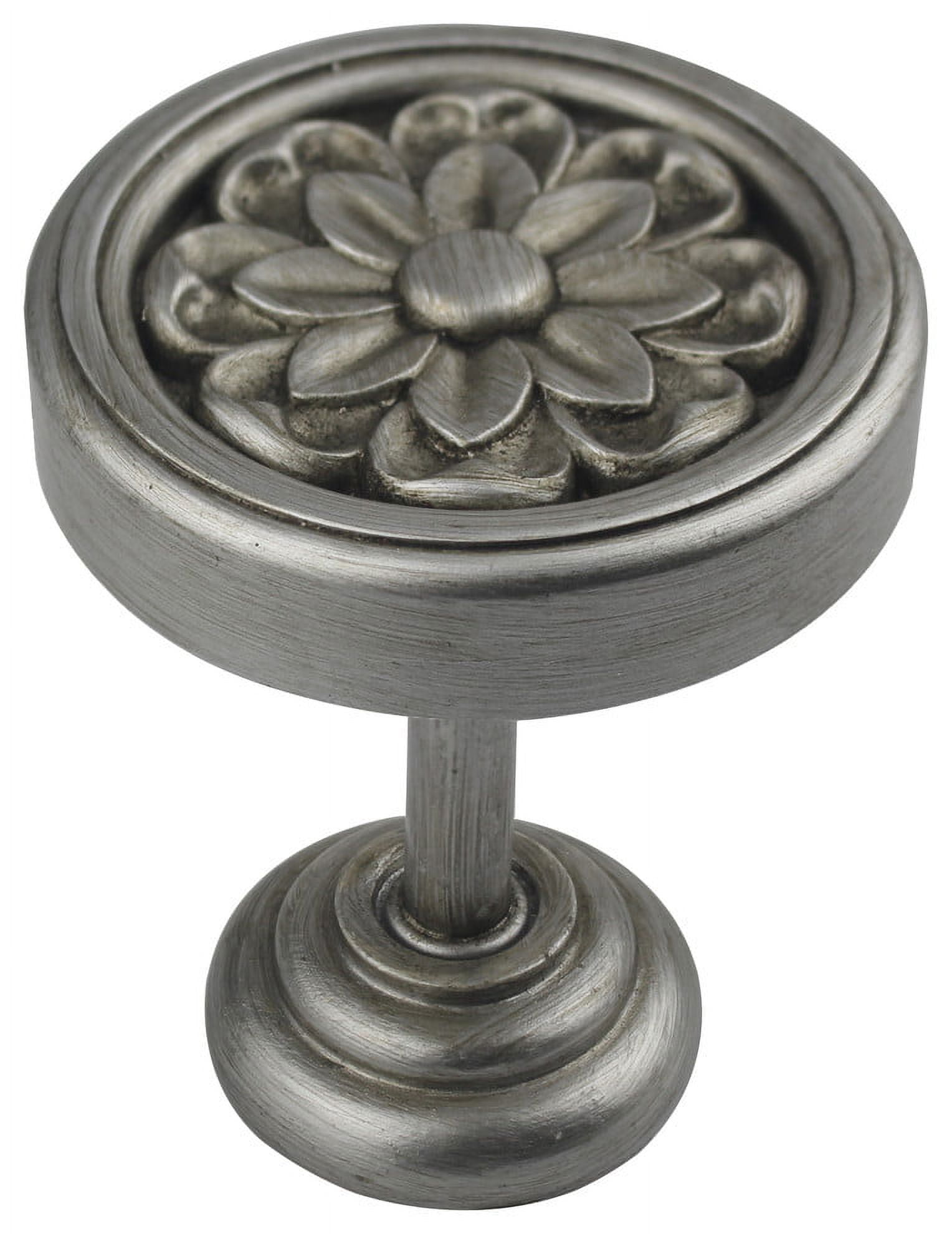Urbanest Primrose Medallion Drapery Holdback, English Pewter