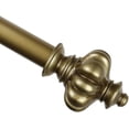 thumbnail image 1 of Urbanest Adjustable Single Curtain Rod Set Regina Finials – 1 - Inch Diameter, With Renaissance Gold Rod, 48–84 Inches, 1 of 6