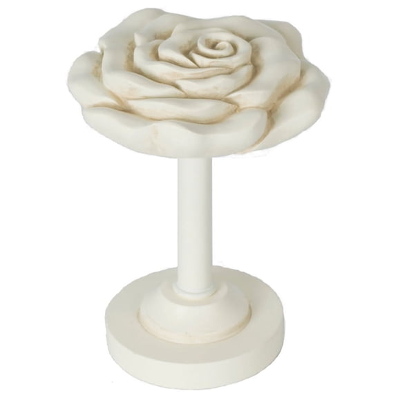 Urbanest Medallion Curtain Holdback – Elegant Drapery Tieback, Farmhouse Drapery Hardware for Stylish Window Treatments, 1 Piece, Ivory