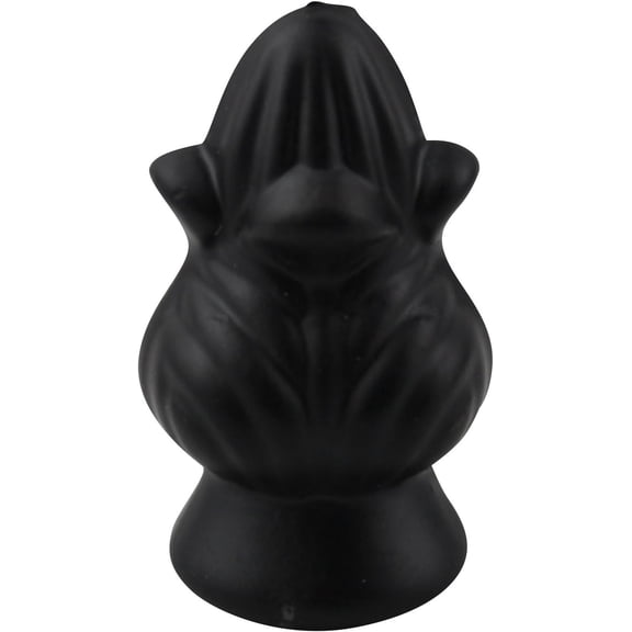 Urbanest Rothwell Lamp Finial – 1 5/16 Inch Tall, Matte Black– Decorative Lamp Shade Finial for Table & Floor Lamps- 1 Piece