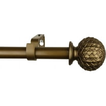 Urbanest Round Artichoke Single Curtain Rod and Hardware Set