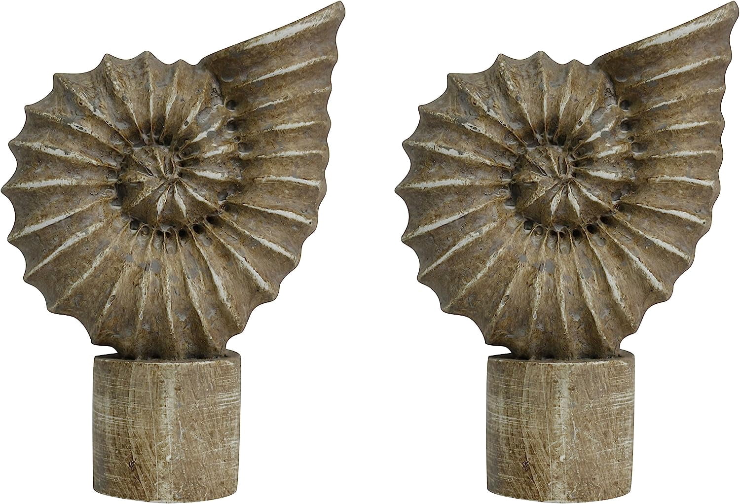 Urbanest Seashell Lamp Finial – 2 5/8 Inch Tall, Cottage– Decorative ...