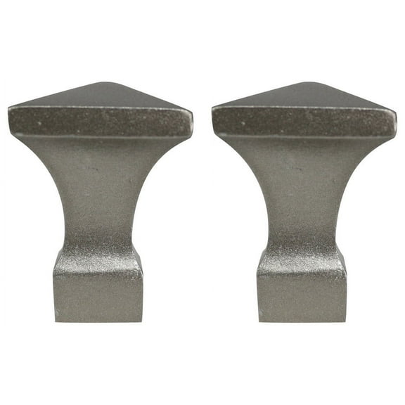Urbanest Semoy Finial, 1 7/8" Tall, Pewter, Set of 2
