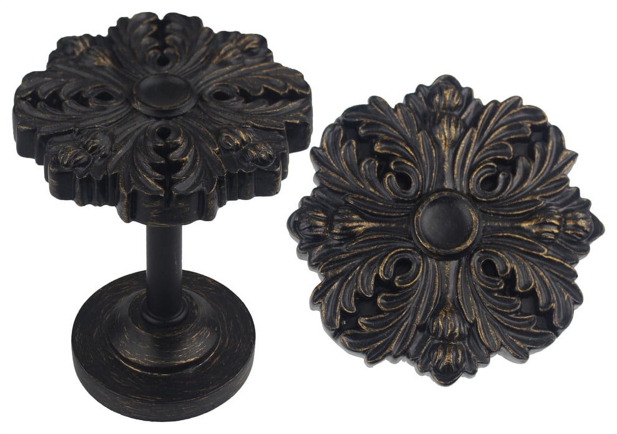 Urbanest Set of 2 Eve Medallion Drapery Holdbacks, Burnt Gold