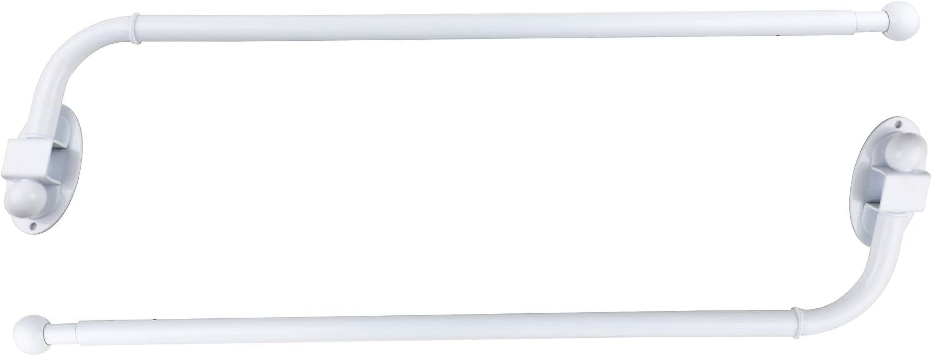 Urbanest Set of 2 Swing Arm Rods, 3/4-inch Diameter, 24-inch to 38-inch ...