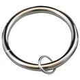 thumbnail image 1 of Urbanest 2.5" Metal Curtain Rod Rings with Eyelets, Fits up to 2″ Rod – Durable Drapery Rings for Smooth Gliding & Secure Grip, 8 Pieces, Nickel, 1 of 2