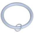 thumbnail image 1 of Urbanest 2.5" Metal Curtain Rod Rings with Eyelets, Fits up to 2″ Rod – Durable Drapery Rings for Smooth Gliding & Secure Grip, 8 Pieces, Glossy White, 1 of 2