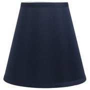 Urbanest Silk Empire Lamp Shade 5x9x8.5", Navy Blue