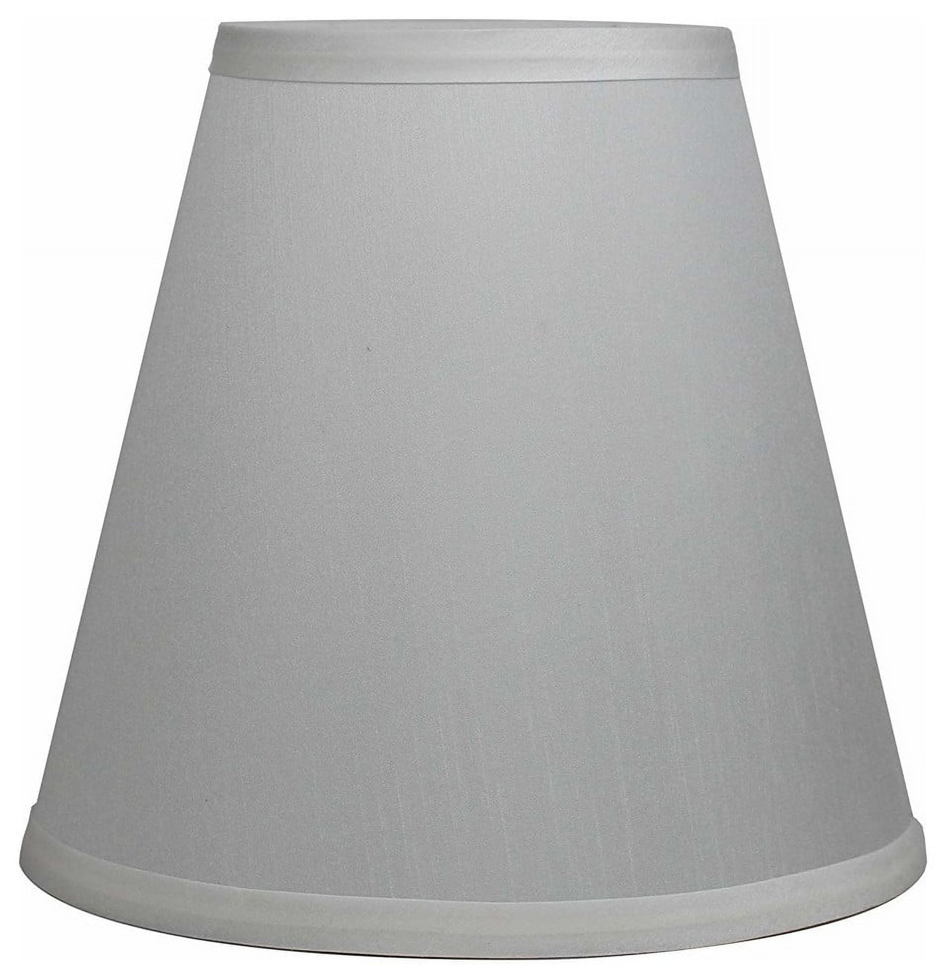 Off-White Silk Empire Lamp Shade 9-inch