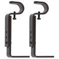 thumbnail image 1 of Urbanest Single Curtain Rod Bracket for 3/4" Drapery Rod, Adjustable Wall Mount Curtain Rod Holder, Heavy-Duty Metal Curtain Hardware, 2 Pcs, ORB, 1 of 1
