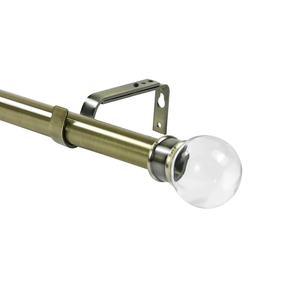 Urbanest Single Curtain Rod and Hardware Set