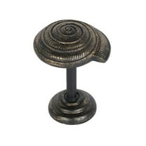 Urbanest Medallion Curtain Holdback – Elegant Drapery Tieback, Farmhouse Drapery Hardware for Stylish Window Treatments, 1 Piece, Burnt Gold