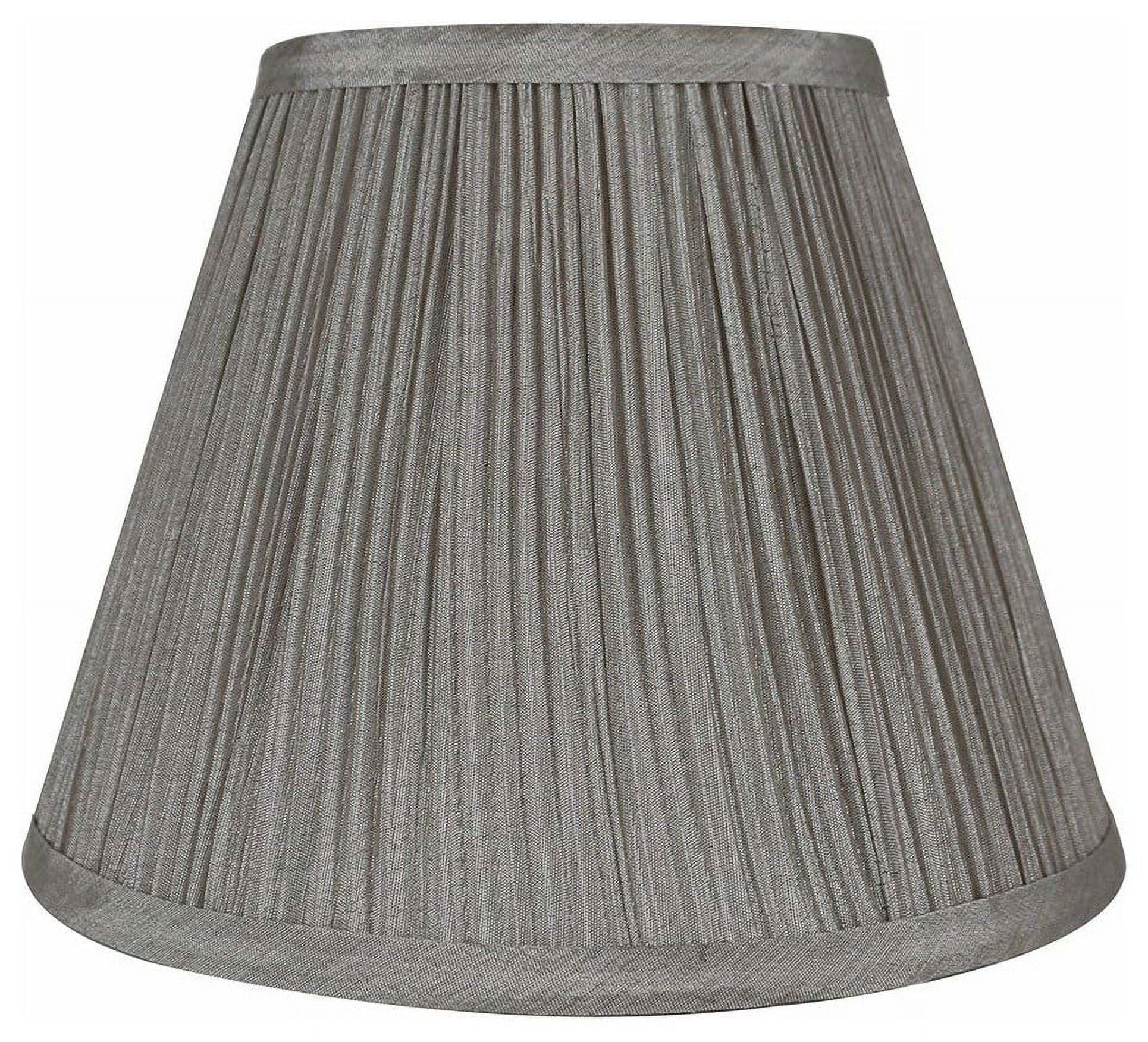 Urbanest Softback Mushroom Pleated Lamp Shade, 5x9x7", Champagne