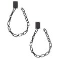thumbnail image 1 of Urbanest Decorative Curtain Holdbacks for Drapes and Curtains, Classic Metal Drapery Tiebacks, Window Curtain Holdback Hooks, 2 Piece, Black, 1 of 1