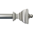 thumbnail image 1 of Urbanest Adjustable Single Curtain Rod Set With Square Urn Finials – 3/4-Inch Diameter, With Pewter Rod, 28–48 Inches, 1 of 1
