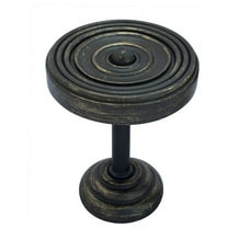 Urbanest Medallion Curtain Holdback – Elegant Drapery Tieback, Farmhouse Drapery Hardware for Stylish Window Treatments, 2 Pieces, Burnt Gold